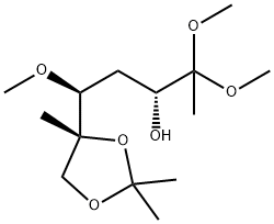 123921-08-4 arabino-2-Heptulose, 1,4-dideoxy-6-C-methyl-5-O-methyl-6,7-O-(1-methylethylidene)-, dimethyl acetal