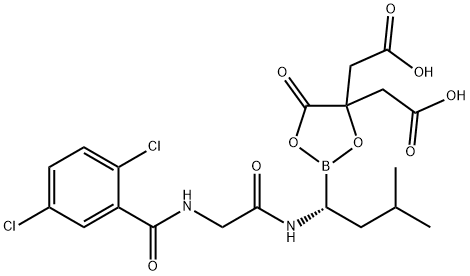 Ixazomib citrate (USAN) Struktur