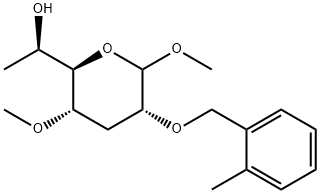 124019-28-9 allo-Heptopyranoside, methyl 3,7-dideoxy-4-O-methyl-2-O-(2-methylphenyl)methyl-
