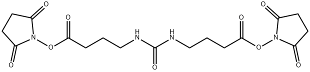 Butanoic acid, 4,4'-(carbonyldiimino)bis-, 1,1'-bis(2,5-dioxo-1-pyrrolidinyl) ester,1240387-33-0,结构式