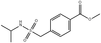 Methyl 4-[(isopropylsulfamoyl)methyl]benzoate Struktur