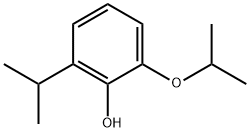 Phenol, 2-(1-methylethoxy)-6-(1-methylethyl)- Structure