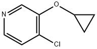 4-chloro-3-cyclopropoxypyridine Structure