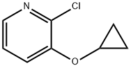 Pyridine, 2-chloro-3-(cyclopropyloxy)- Structure