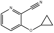 3-cyclopropoxypyridine-2-carbonitrile Struktur