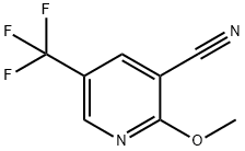 3-Pyridinecarbonitrile, 2-methoxy-5-(trifluoromethyl)- Structure