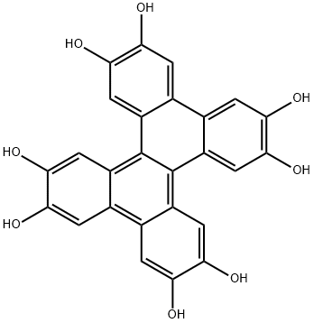 二苯并[G,P]屈-2,3,6,7,10,11,14,15-辛醇, 1246204-19-2, 结构式