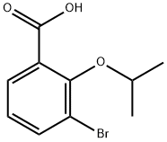 3-Bromo-2-isopropoxybenzoic acid Structure