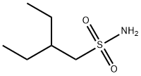 2-ethylbutane-1-sulfonamide 化学構造式