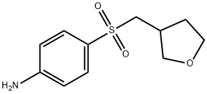 4-(四氢呋喃-3-基甲磺酰基)苯胺 结构式