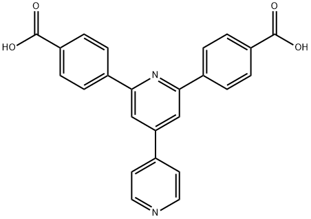 4,4′-(4,4′-ビピリジン-2,6-ジイル)ジ安息香酸 化学構造式