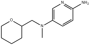 2,5-Pyridinediamine, N5-methyl-N5-[(tetrahydro-2H-pyran-2-yl)methyl]- Structure