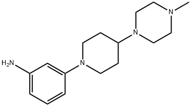 Benzenamine, 3-[4-(4-methyl-1-piperazinyl)-1-piperidinyl]-|3-[4-(4-甲基-1-哌嗪基)-1-哌啶基]苯胺