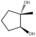 1,2-Cyclopentanediol, 1-methyl-, (1S,2S)- 化学構造式