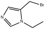 1H-Imidazole, 5-(bromomethyl)-1-ethyl-,1256561-80-4,结构式