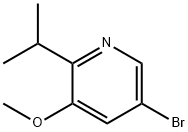 Pyridine, 5-bromo-3-methoxy-2-(1-methylethyl)-|5-溴-2-异丙基-3-甲氧基吡啶