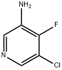 3-Pyridinamine, 5-chloro-4-fluoro- Struktur