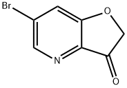 Furo[3,2-b]pyridin-3(2H)-one, 6-bromo- Structure