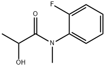 Propanamide, N-(2-fluorophenyl)-2-hydroxy-N-methyl- Structure