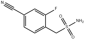 (4-氰基-2-氟苯基)甲磺酰胺,1258652-56-0,结构式