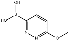 硼酸,B-(6-甲氧基-3-哒嗪基)- 结构式