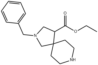 ETHYL 2-BENZYL-2,8-DIAZASPIRO[4.5]DECANE-4-CARBOXYLATE(WX102654) Structure