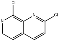 2,8-dichloro-1,7-naphthyridine 化学構造式