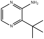 2-Pyrazinamine, 3-(1,1-dimethylethyl)- Struktur