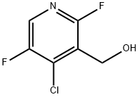 3-Pyridinemethanol, 4-chloro-2,5-difluoro- Struktur