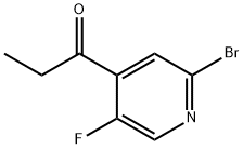 1-Propanone, 1-(2-bromo-5-fluoro-4-pyridinyl)-|