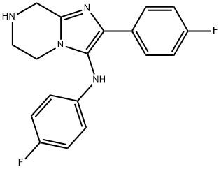 1261110-14-8 N,2-Bis(4-fluorophenyl)-5,6,7,8-tetrahydroimidazo[1,2-a]pyrazin-3-amine