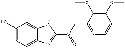 DesdifluoroMethoxy Hydroxy Pantoprazole 化学構造式