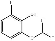 2-(difluoromethoxy)-6-fluorophenol 化学構造式