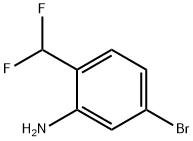 5-溴-2-(二氟甲基)苯胺,1261495-74-2,结构式
