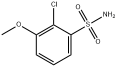 2-氯-3-甲氧基苯磺酰胺, 1261642-41-4, 结构式
