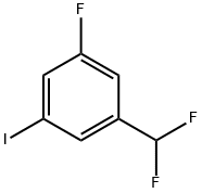 3-fluoro-5-iodobenzodifluoride Struktur