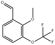 2-methoxy-3-(trifluoromethoxy)benzaldehyde 结构式