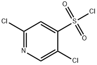 2,5-二氯吡啶-4-磺酰氯, 1261883-53-7, 结构式