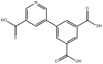 5-(5-carboxypyridin-3-yl)isophthalic acid Structure