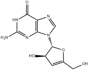 Guanosine, 3',4'-didehydro-3'-deoxy-|