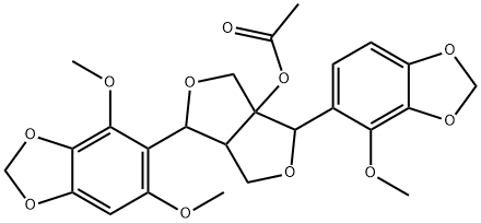 6-Demethoxyleptostachyol acetate Struktur