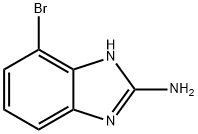 4-溴-1H-苯并[D]咪唑基-2-胺, 1266114-75-3, 结构式