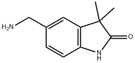 5-(aminomethyl)-3,3-dimethyl-2,3-dihydro-1H-indol-2-one Structure