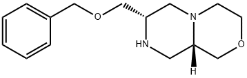 (7S,9AS)-7-((苄氧基)甲基)八氢吡嗪并[2,1-C][1,4]噁嗪,1268364-45-9,结构式