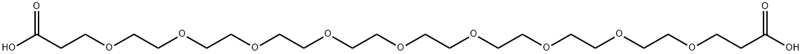 Bis-PEG10-acid Struktur