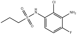 N-(3-Amino-2-chloro-4-fluorophenyl)-1-propanesulfonamide,1268830-77-8,结构式