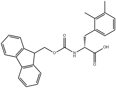 (9H-Fluoren-9-yl)MethOxy]Carbonyl D-2,3-Dimethylphe 化学構造式