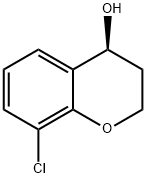 2H-1-Benzopyran-4-ol, 8-chloro-3,4-dihydro-, (4S)-,1270293-49-6,结构式