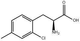 Phenylalanine, 2-chloro-4-methyl- Structure