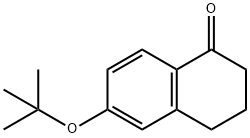 6-(tert-butoxy)-3,4-dihydronaphthalen-1(2H)-one 化学構造式
